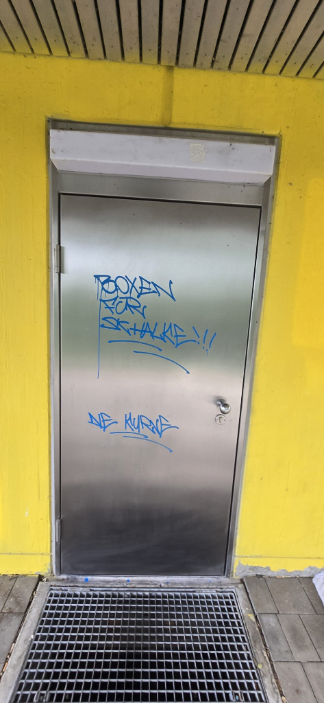 Graffiti Vorher
